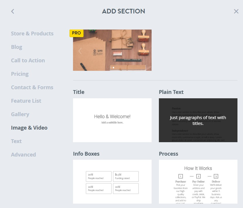 Image taken from Strikingly Product Image taken from Strikingly Product